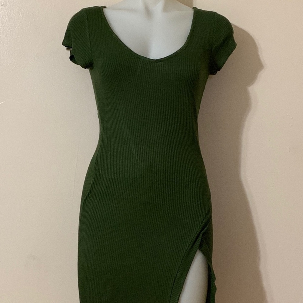 Hand H Olive Dress Small
